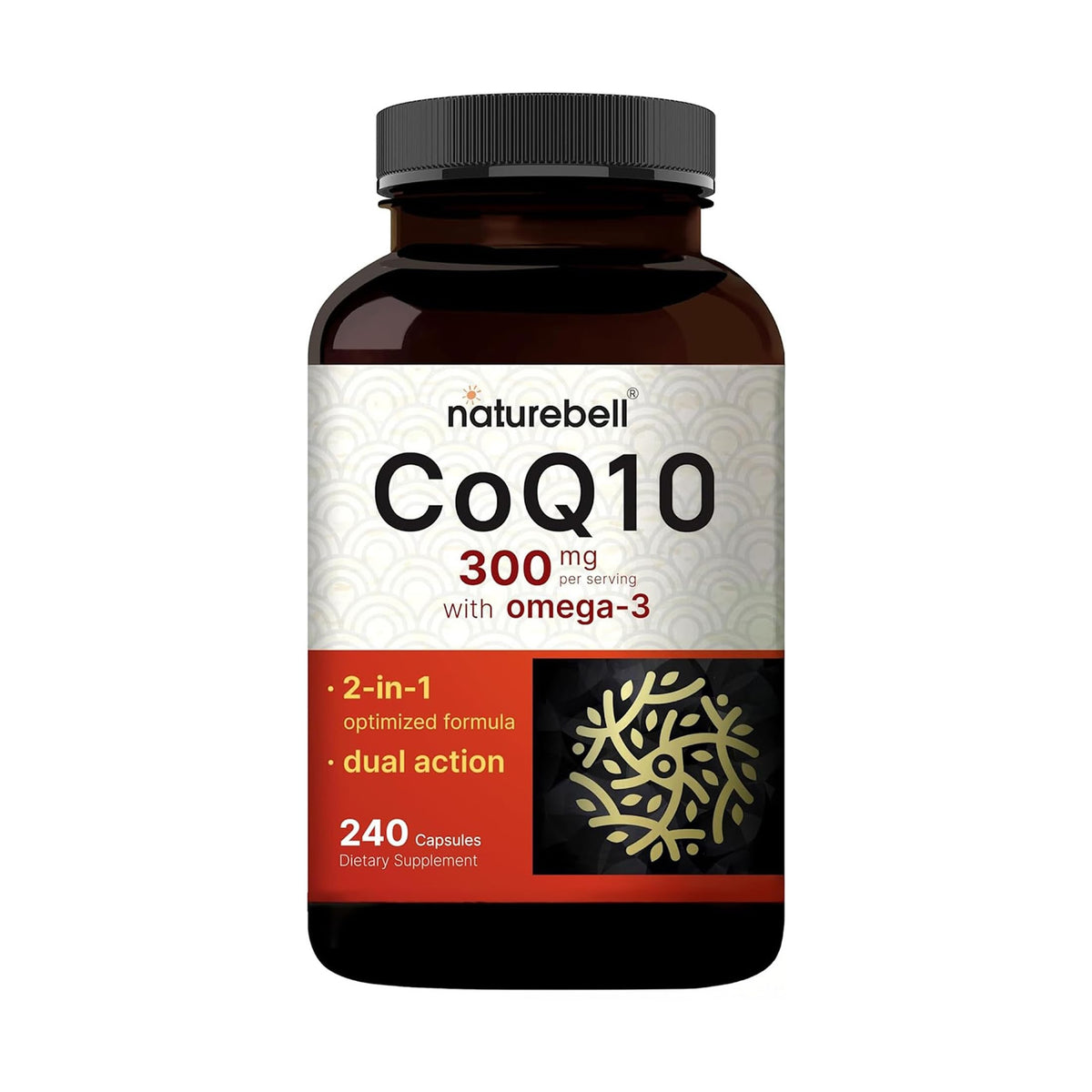 NatureBell CoQ10 300mg 240 capsules flacon avant