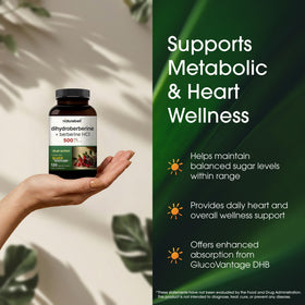 NatureBell Dihydroberberine capsules avec des ingrédients naturels