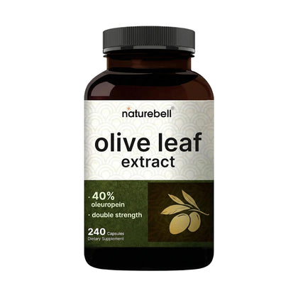 NatureBell Extrait de Feuille d'Olivier 240 Capsules vue de face