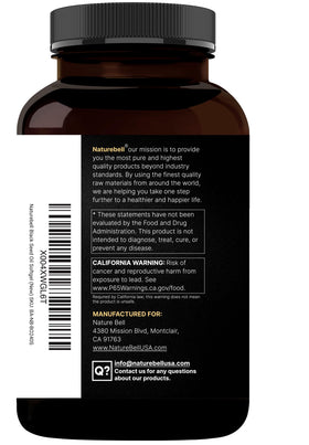 NatureBell huile de graines noires dans un cadre naturel