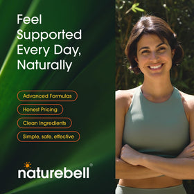 NatureBell Huile de Poisson Omega-3 gélules avec ingrédients