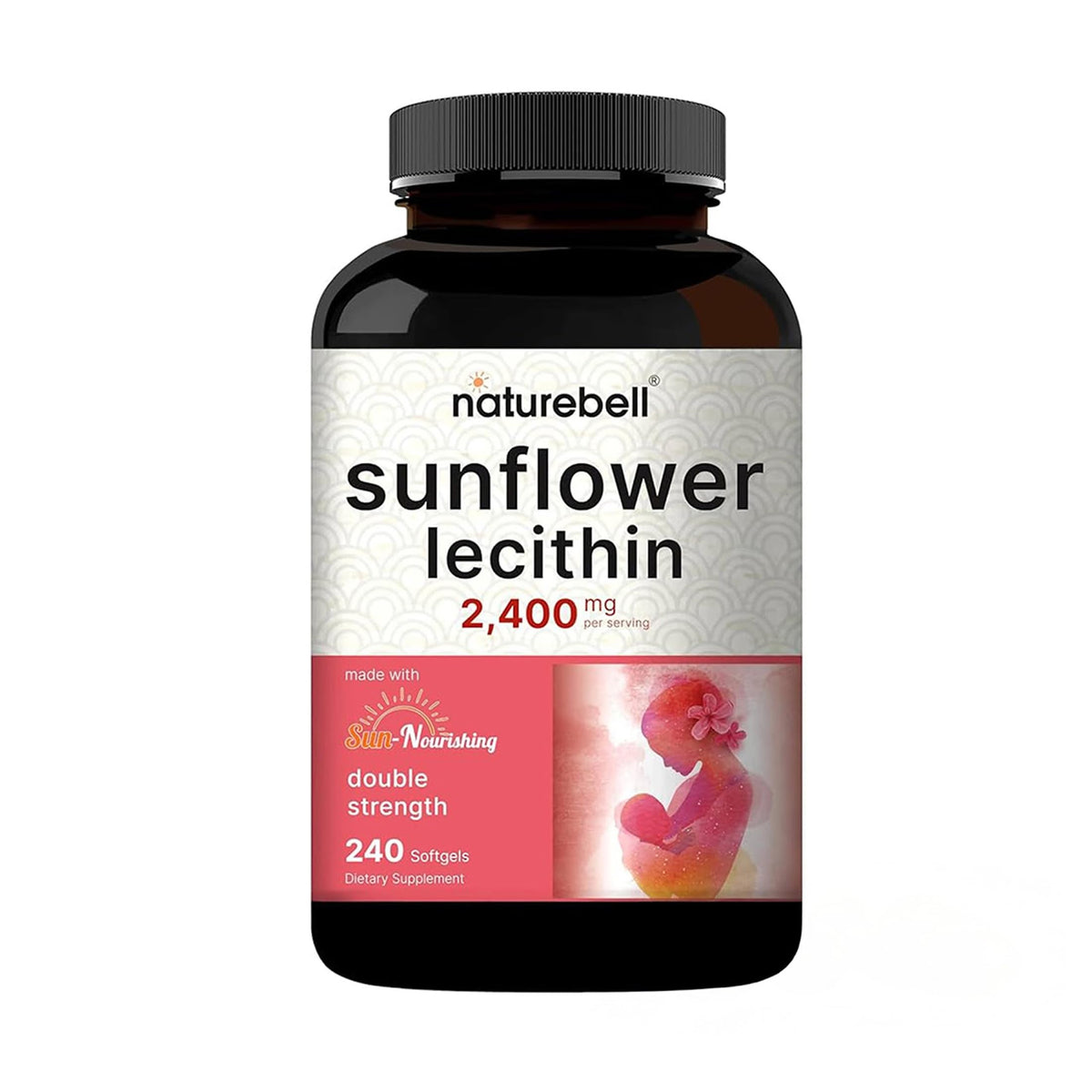NatureBell Lécithine de Tournesol 240 Gélules vue de face