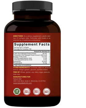 NatureBell Lutein 40mg gélules en situation d'utilisation
