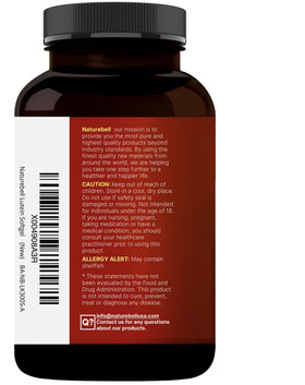 NatureBell Lutein 40mg gélules sur fond blanc