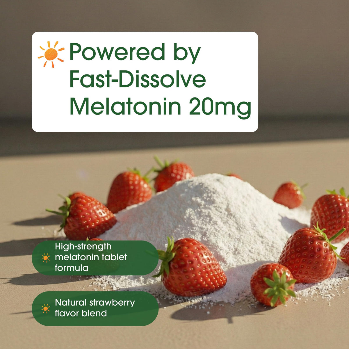 NatureBell Mélatonine 20mg flacon avec étiquette