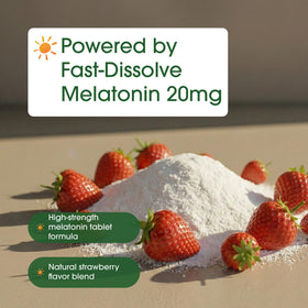 NatureBell Mélatonine 20mg flacon avec étiquette