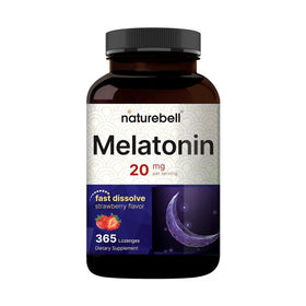 NatureBell Mélatonine 20mg flacon de 365 pastilles à dissoudre