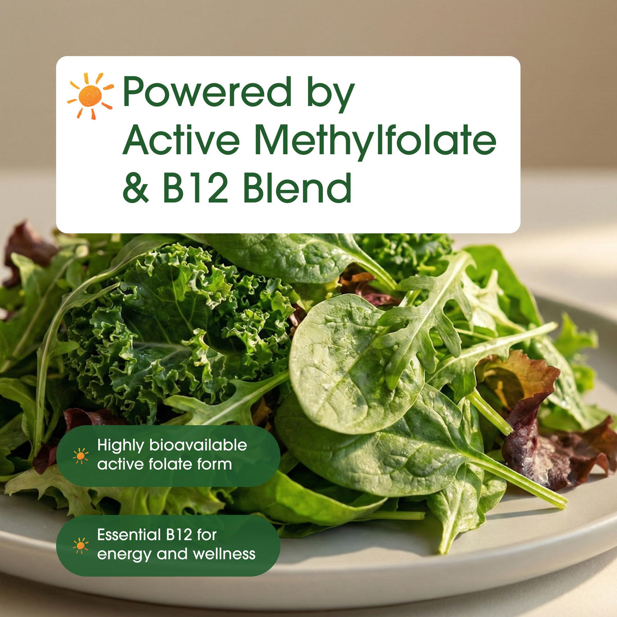 NatureBell Methyl Folate 15mg 240 capsules, emballage