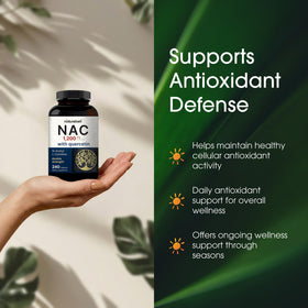 NatureBell NAC 1200mg Quercétine 240 Capsules emballage ouvert
