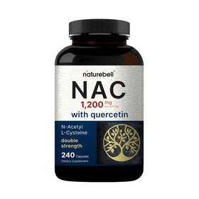 NatureBell NAC 1200mg Quercétine 240 Capsules vue de face
