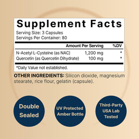 NatureBell NAC 2 Pack 240 capsules par flacon