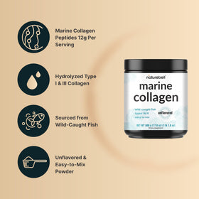 NatureBell Poudre de Collagène Marin 500g en contexte de cuisine