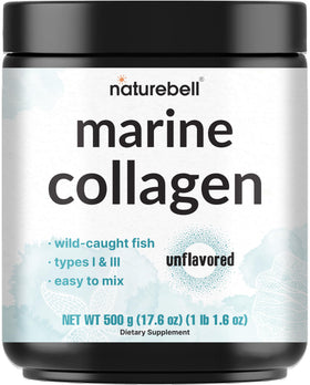 NatureBell Poudre de Collagène Marin 500g vue de face