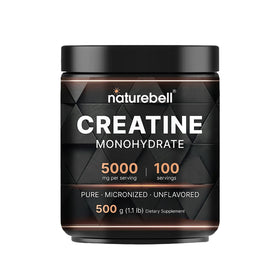 NatureBell Poudre de Créatine Monohydrate Micronisée 500g vue de face