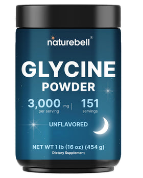NatureBell Poudre de Glycine Pure 540g vue de face