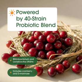 NatureBell Probiotiques Femmes capsules dans un environnement de cuisine