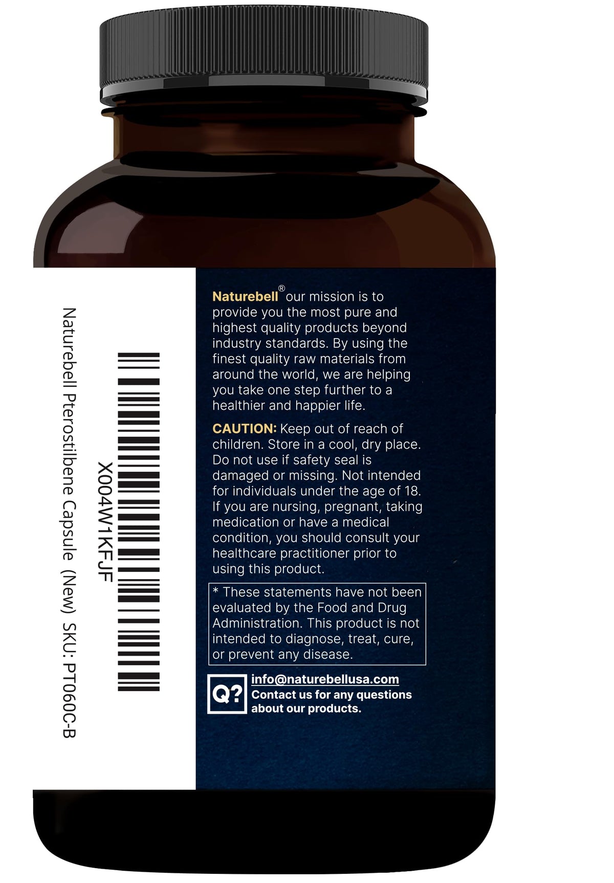 NatureBell Pterostilbene 200 mg capsules lifestyle scene