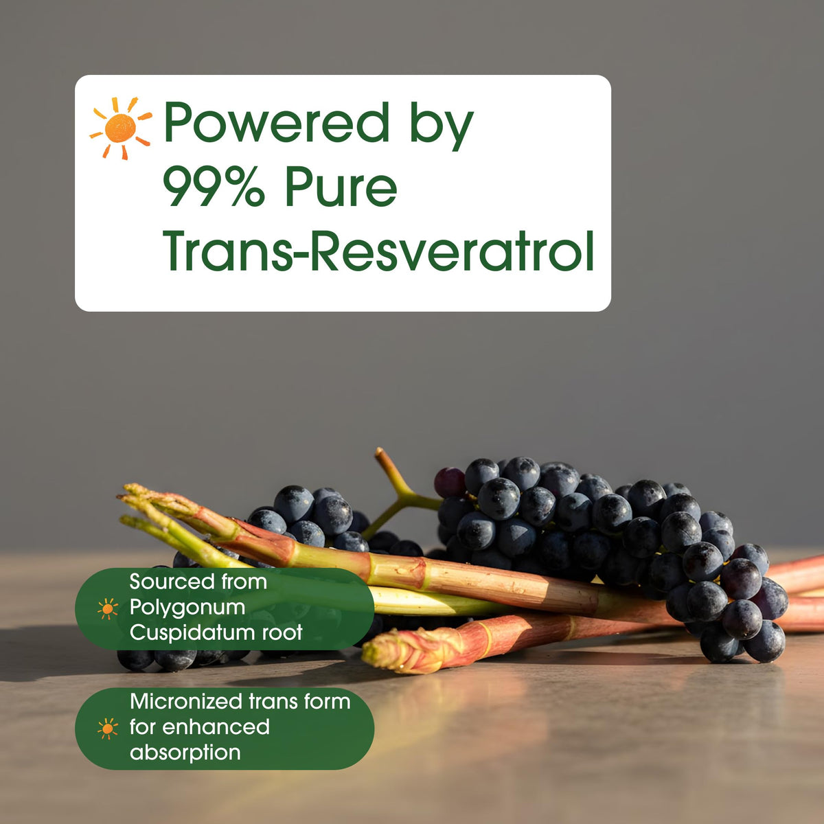 NatureBell Resveratrol capsules dans leur emballage