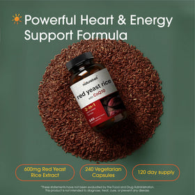 NatureBell Riz de Levure Rouge contenu des capsules