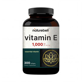 NatureBell Vitamine E 1 000 UI gélules végétariennes vue de face