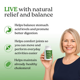 NatureCity Aloe Vera Capsules, vue de côté