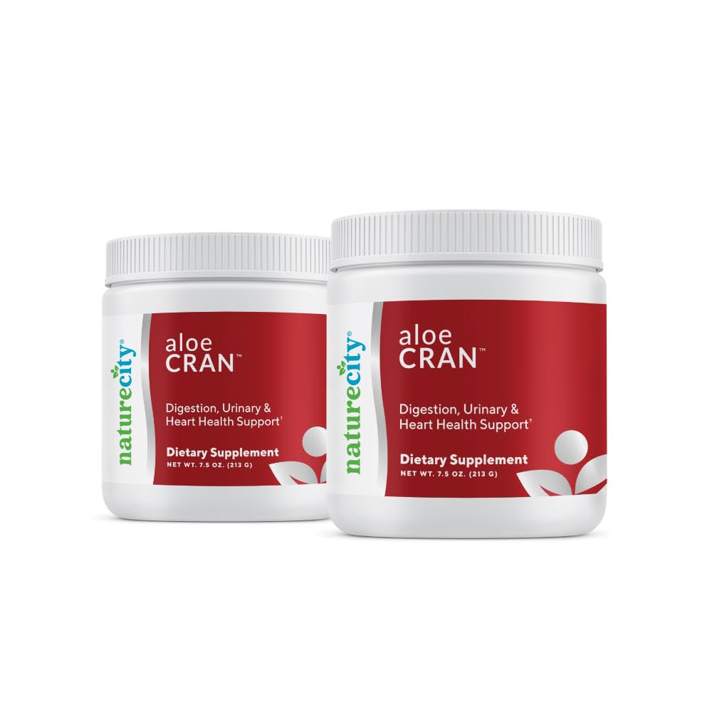 NatureCity AloeCran mélange à boisson sans sucre, emballage avant