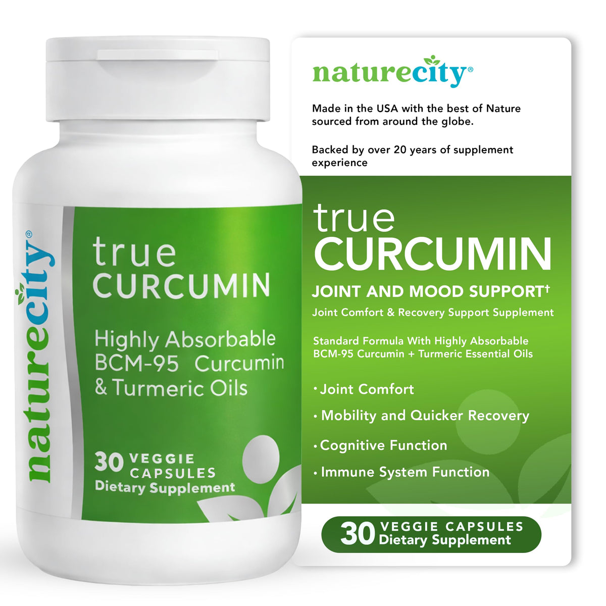 NatureCity Curcuma BCM-95 30 capsules vue avant