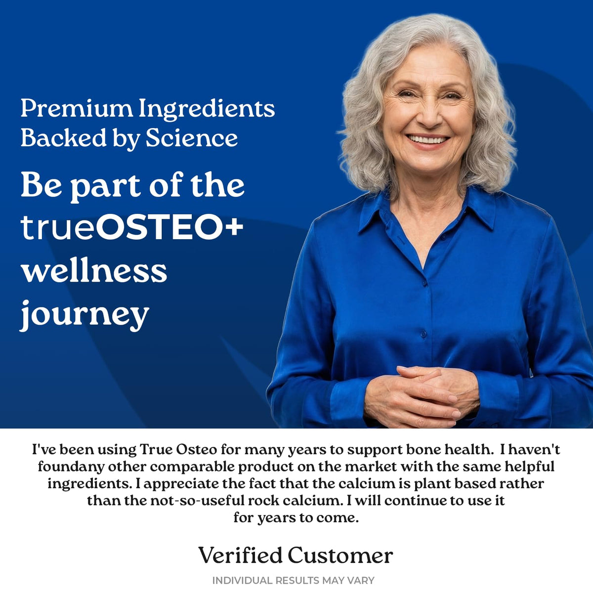 NatureCity True-Osteo Plus étiquette avec dosage