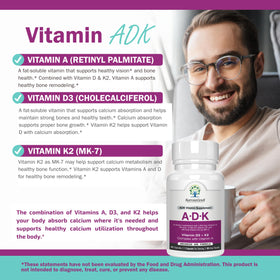 NatureGenX ADK 120 capsules étiquetées
