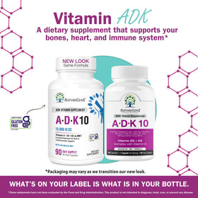 NatureGenX ADK10 capsules taille 3 sur fond blanc