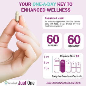 NatureGenX Multivitamine avec vue de l'arrière