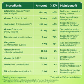 NATURELO Calcium 600mg boîte côté