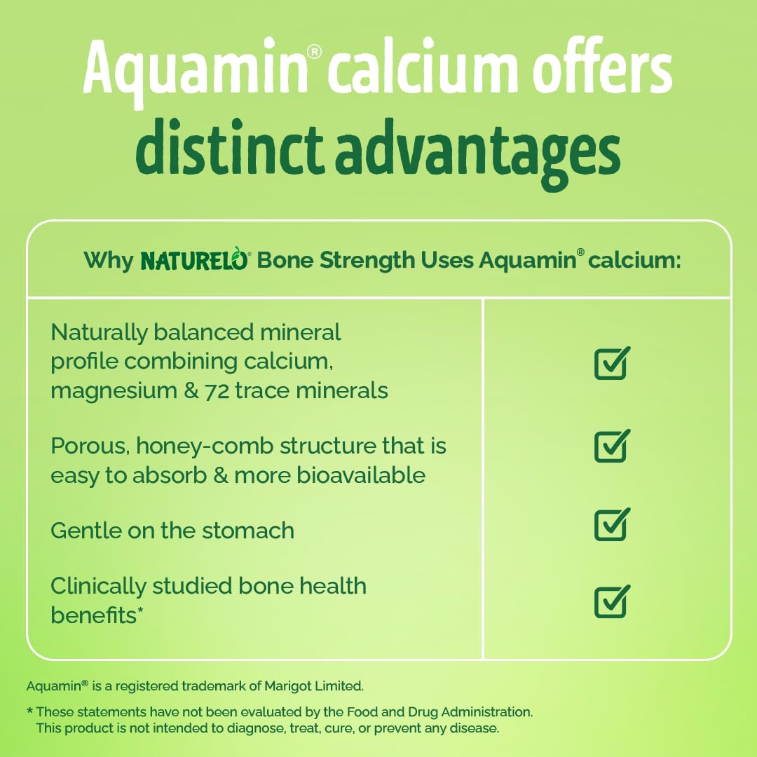 NATURELO calcium et vitamine D3 pour os forts