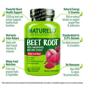 NATURELO Complément Alimentaire Betterave 90 Capsules ouvertes