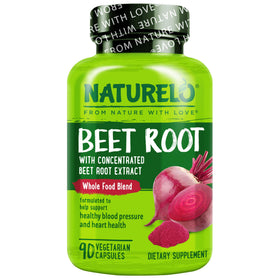NATURELO Complément Alimentaire Betterave 90 Capsules vue de face