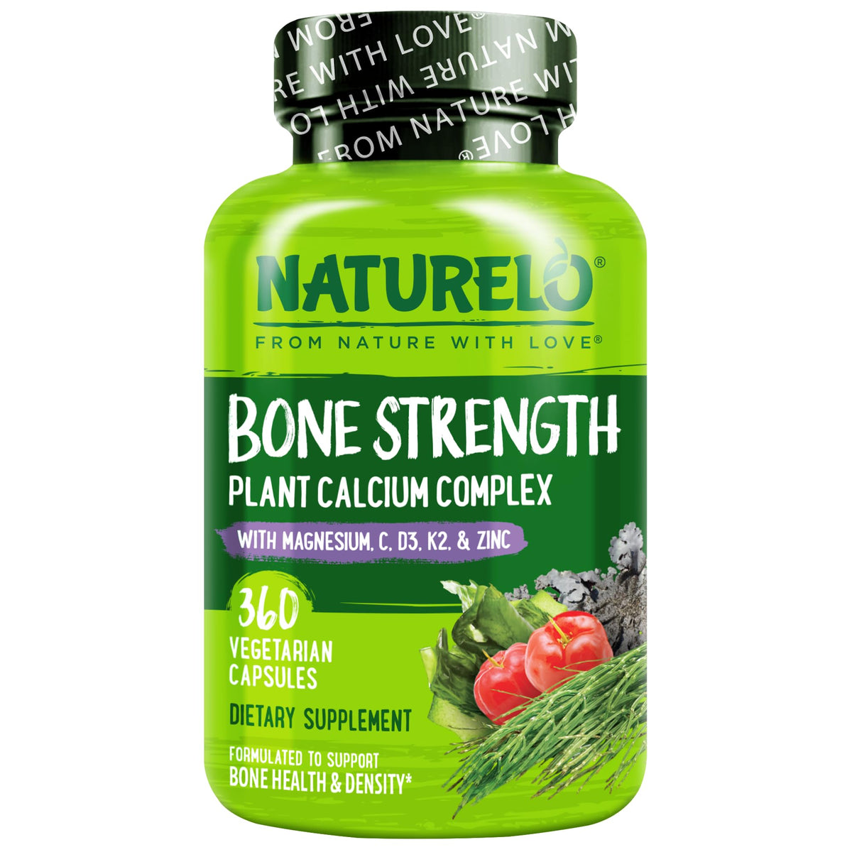 NATURELO Complément Alimentaire Calcium 600mg boîte avant