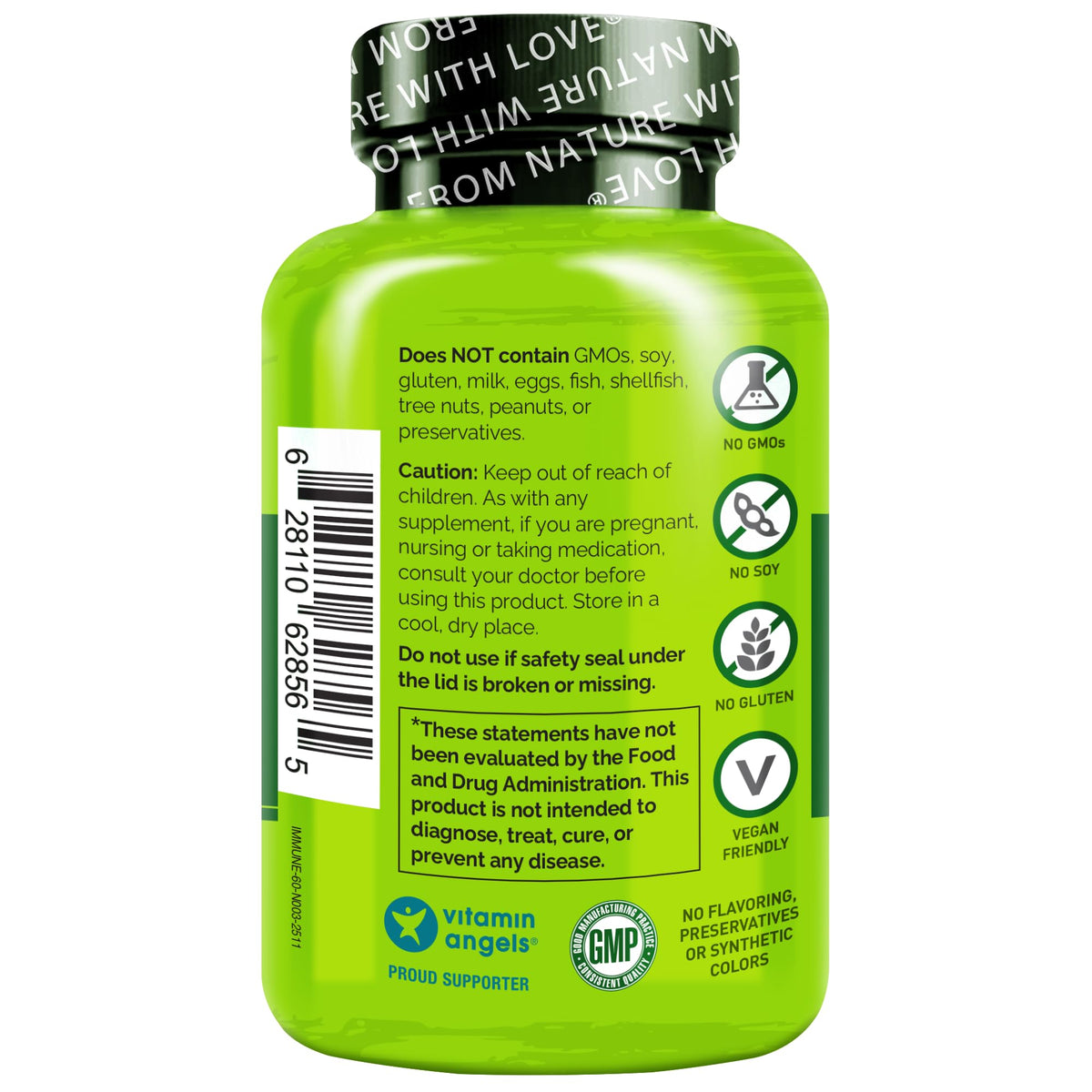 NATURELO Complément Alimentaire Sureau 60 Capsules Végétales emballage