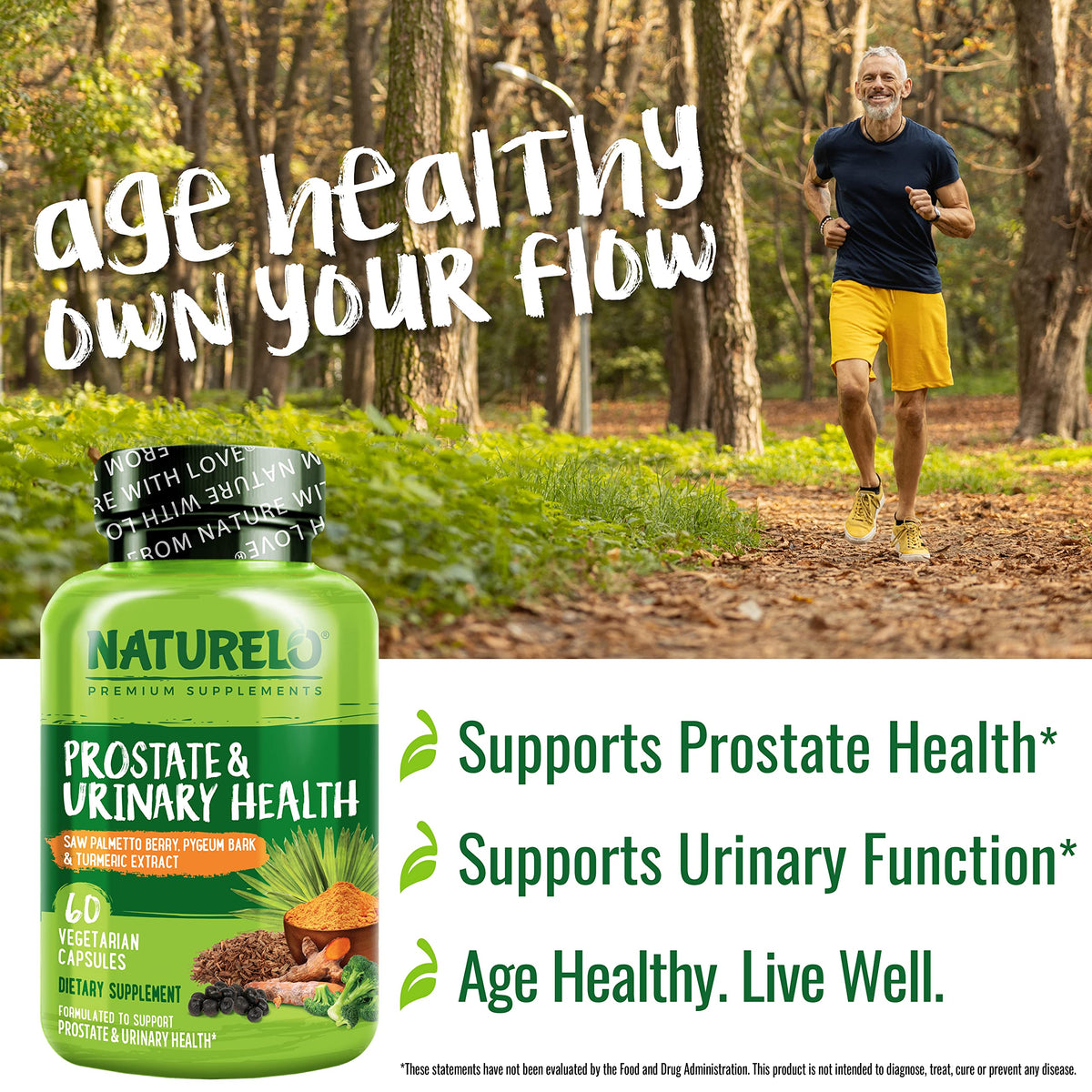 NATURELO Complément Prostate - ingrédients principaux