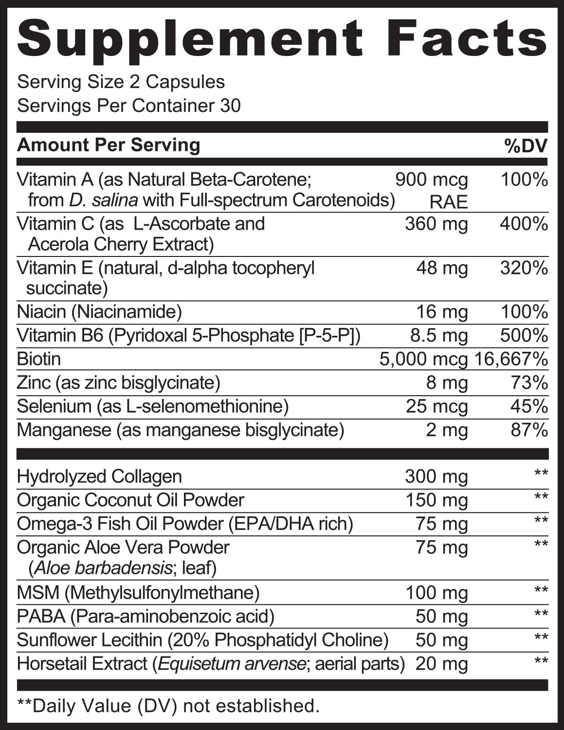 NATURELO Compléments Alimentaires avec indication de posologie