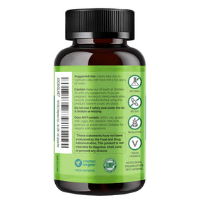 NATURELO Complexe de Glycinate de Magnésium 240 Capsules sur fond blanc