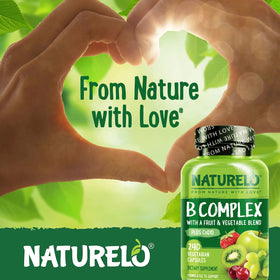 NATURELO complexe de vitamines B 240 gélules packaging