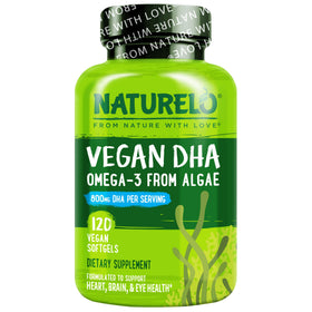 NATURELO DHA Végétal 120 Gélules vue de face