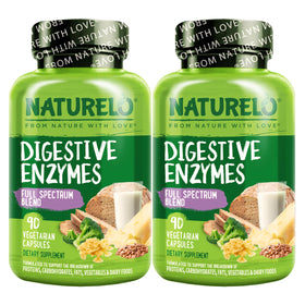 NATURELO Enzymes daily Vegan 90 Capsules vue de face