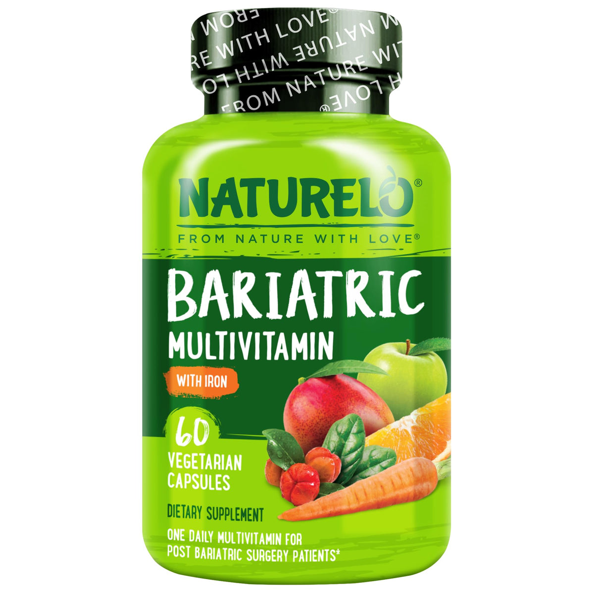 NATURELO Multivitamine Bariatique 60 capsules végétales vue de face