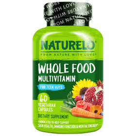 NATURELO Multivitamine pour Adolescents 60 Capsules - vue de face