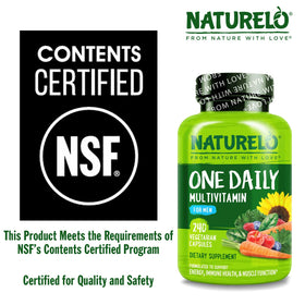 NATURELO Multivitamine pour Hommes - prise de capsules avec un verre d'eau