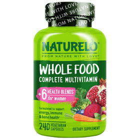 NATURELO Multivitamines Complètes 240 Capsules vue de face