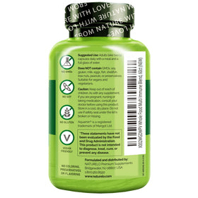 NATURELO Multivitamines Complètes 60 Capsules Végétales - étiquette du produit