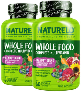 NATURELO Multivitamines Complètes 60 Capsules Végétales vue de face