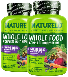 NATURELO Multivitamines Complètes 60 Capsules Végétales - vue de face